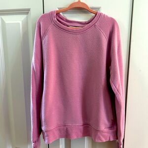 Athleta girls XS/6 pink sweatshirt